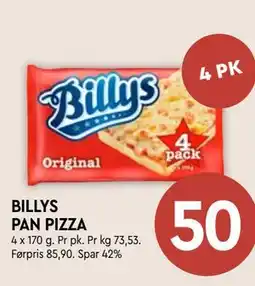 Coop Mega BILLYS PAN PIZZA tilbud