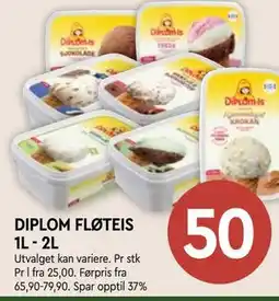 Coop Mega DIPLOM FLØTEIS 1L - 2L tilbud