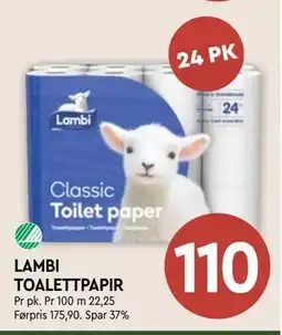 Coop Mega LAMBI TOALETTPAPIR tilbud
