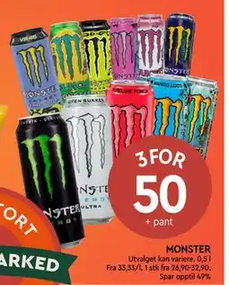 Coop Mega MONSTER tilbud