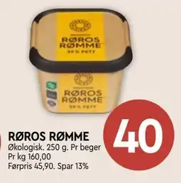 Coop Mega RØROS RØMME tilbud