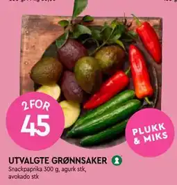 Coop Mega UTVALGTE GRØNNSAKER tilbud