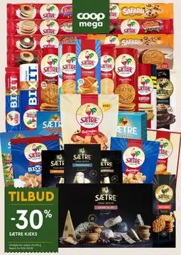 Coop Mega SÆTRE KJEKS tilbud