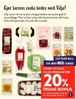 Jacobs STORT UTVALG VILJE-PRODUKTER tilbud