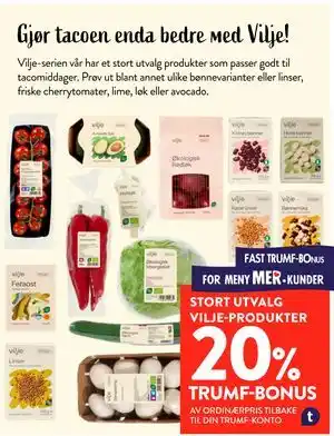 Jacobs STORT UTVALG VILJE-PRODUKTER tilbud