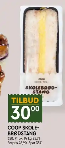 Coop Mega COOP SKOLEBRØDSTANG tilbud