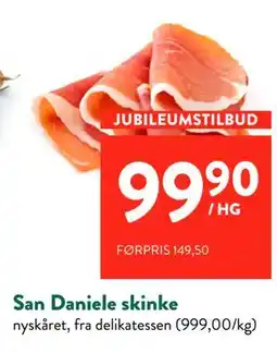 Jacobs San Daniele skinke tilbud