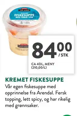 Jacobs KREMET FISKESUPPE tilbud