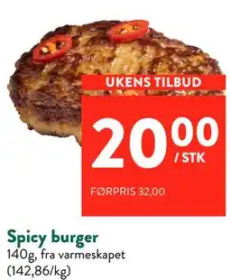 Jacobs Spicy burger tilbud