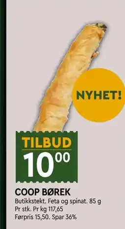 Coop Mega COOP BØREK tilbud