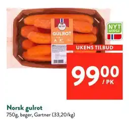 Jacobs Norsk gulrot tilbud