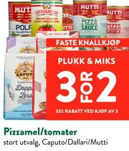 Jacobs Pizzamel/tomater tilbud