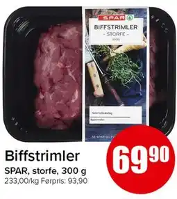 Spar Biffstrimler tilbud