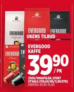 Meny EVERGOOD KAFFE tilbud