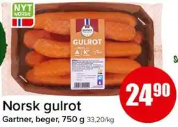 Spar Norsk gulrot tilbud