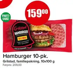 Spar Hamburger 10-pk tilbud