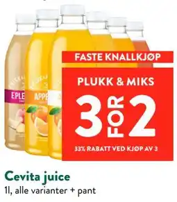 Jacobs Cevita juice tilbud