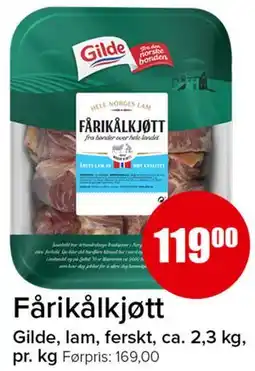 Spar Fårikålkjøtt tilbud