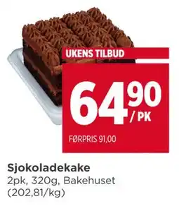 Meny Sjokoladekake tilbud