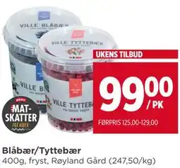 Meny Blåbær/Tyttebær tilbud