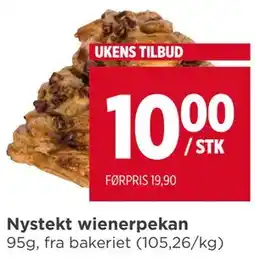Meny Nystekt wienerpekan tilbud