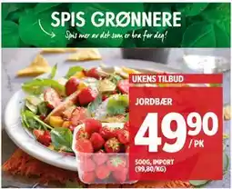 Meny JORDBÆR tilbud