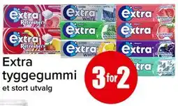 Spar Extra tyggegummi tilbud
