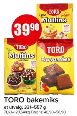 Spar TORO bakemiks tilbud