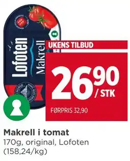Meny Makrell i tomat tilbud
