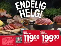Meny FERSK SKINKESTEK tilbud