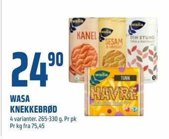 Coop Obs Wasa knekkebrød tilbud