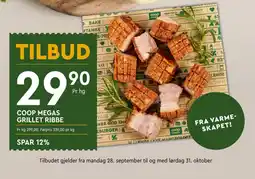 Coop Mega Coop Megas Grillet Ribbe tilbud