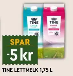 Coop Mega Tine lettmelk tilbud