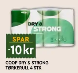 Coop Mega Coop dry & strong tørkerull tilbud