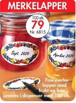 Nyttig Merkelapper tilbud