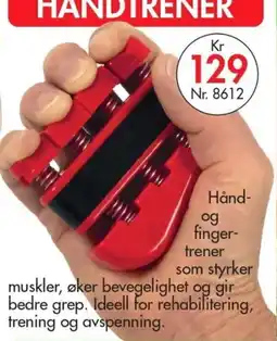 Nyttig Handtrener tilbud