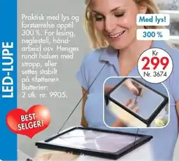 Nyttig LED-LUPE tilbud