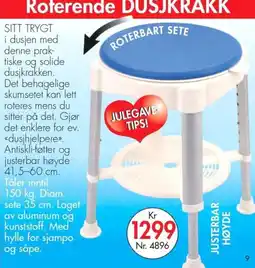 Nyttig Roterende DUSJKRAKK tilbud