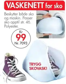 Nyttig Vaskenett for sko tilbud