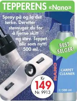 Nyttig Tepperens Nano Carpet Cleaner tilbud