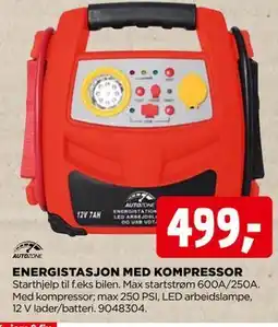 jem & fix ENERGISTASJON MED KOMPRESSOR tilbud