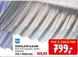 jem & fix TAKPLATE 0,8 MM tilbud