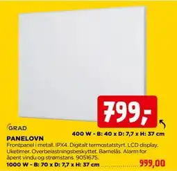 jem & fix PANELOVN tilbud