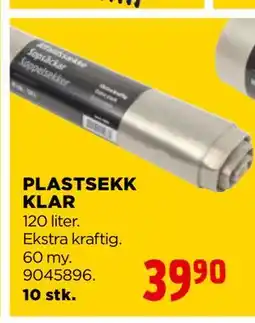 jem & fix PLASTSEKK KLAR tilbud