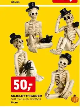 jem & fix SKJELETTFIGURER tilbud