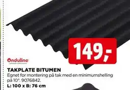 jem & fix TAKPLATE BITUMEN tilbud