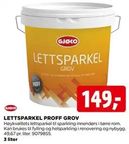 jem & fix LETTSPARKEL PROFF GROV tilbud