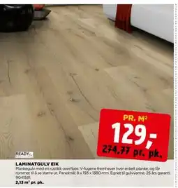 jem & fix LAMINATGULV EIK tilbud