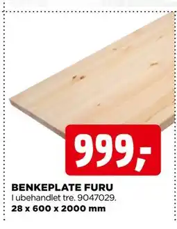 jem & fix BENKEPLATE FURU tilbud