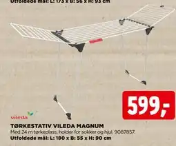 jem & fix TØRKESTATIV VILEDA MAGNUM tilbud